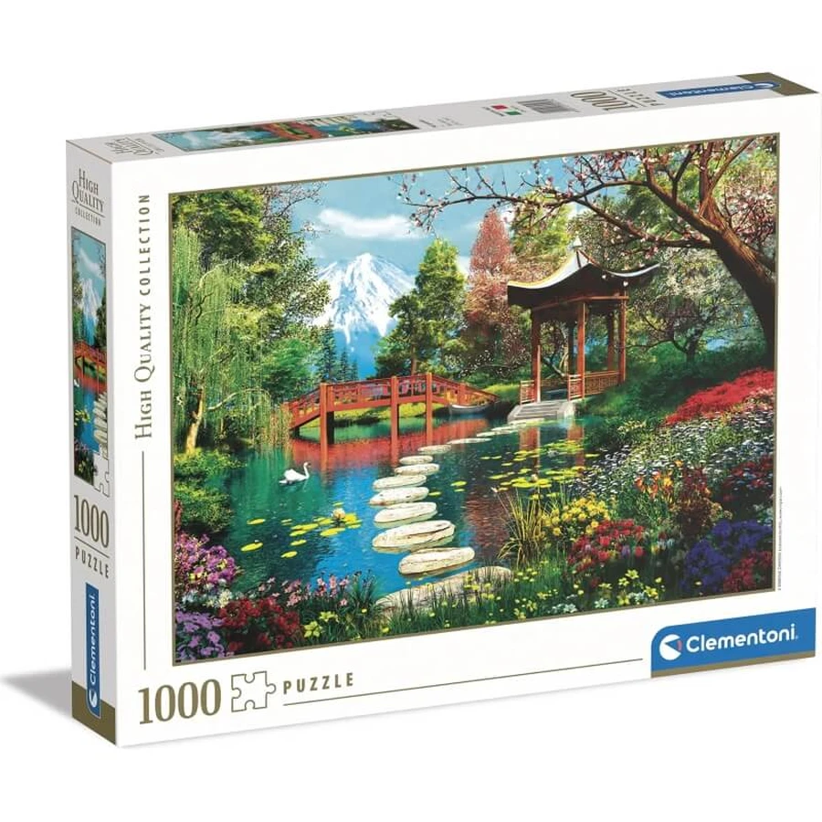 Rompecabezas de 1.000 piezas «Clementoni Gardens of Fuji» para adultos