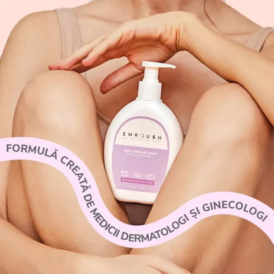 Enroush Intimgel, 95 % natürlich, antibakteriell, 200 ml
