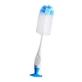Cangaroo Scovolino - 2-in-1 Bottle Brush for Baby Bottles and Other Bottles with a Blue Suction Cup Base