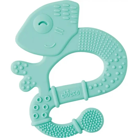 Chicco Soft Iguana - Silicone Teether - Light Blue