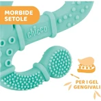 Chicco Soft Iguana - Silicone Teether - Light Blue