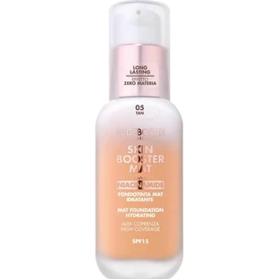 Deborah Skin Booster Matte SPF 15 – Feuchtigkeitsspendende, mattierende Foundation – Nr. 05 Tan