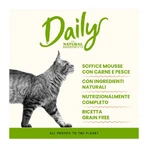 Almo Nature Daily Mousse van tonijn en witvis – Volledig voer voor volwassen katten, 85 g