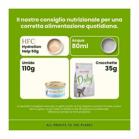 Almo Nature Daily Mousse van tonijn en witvis – Volledig voer voor volwassen katten, 85 g