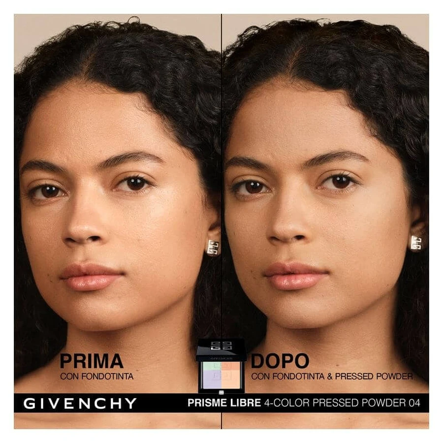 Poudre compacte Givenchy Prisme Libre - Poudre fixante matifiante et lissante n° 04 Mousseline Acidulée