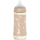 Suavinex Wonderland - Biberón «Conejito» de flujo lento, color beige, 360 ml