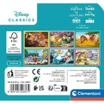 Clementoni Disney Classics – 6-teilige Puzzles für Kinder ab 2 Jahren