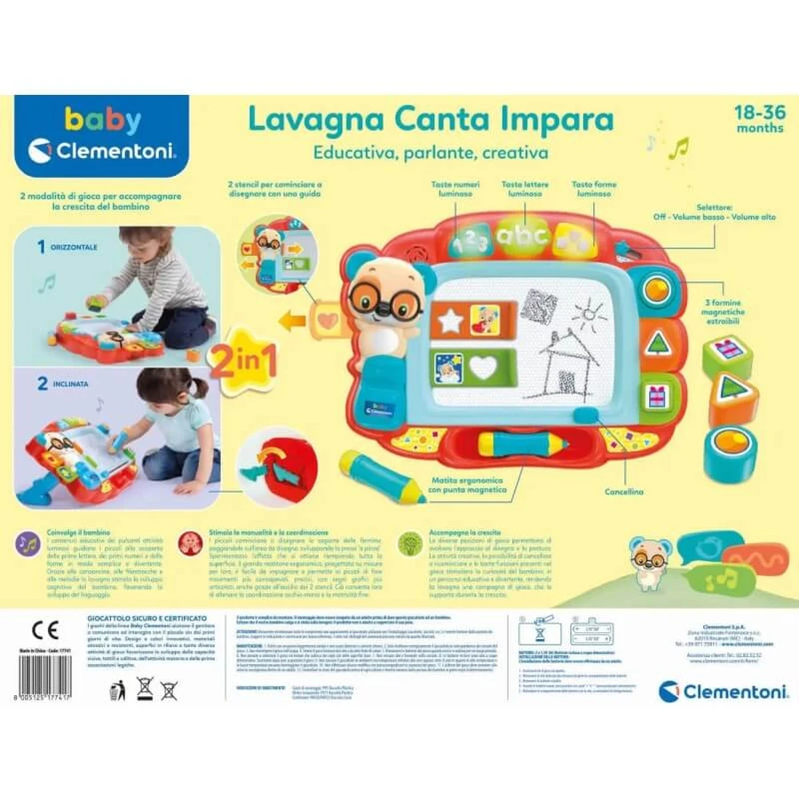 Clementoni Whiteboard: Sing and Learn