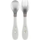 Set de couverts en acier inoxydable Chicco 18 mois et plus, gris