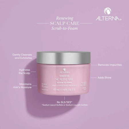 Alterna Renewing Scalp Care Scrub to Foam - Moisturizing Hair Scrub 177 ml