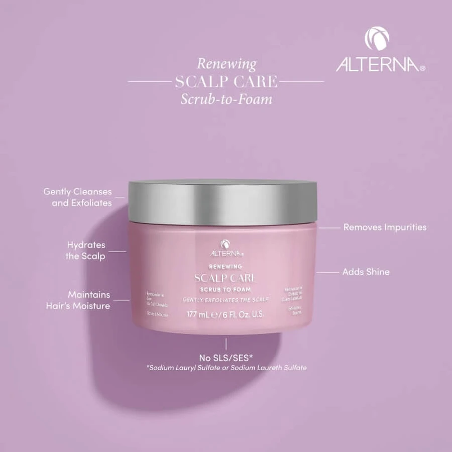 Alterna Renewing Scalp Care Scrub to Foam - Moisturizing Hair Scrub 177 ml