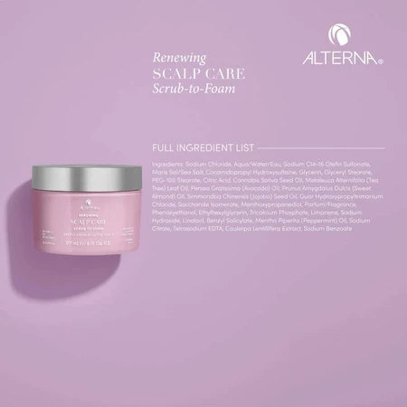 Alterna Renewing Scalp Care Scrub to Foam - Moisturizing Hair Scrub 177 ml