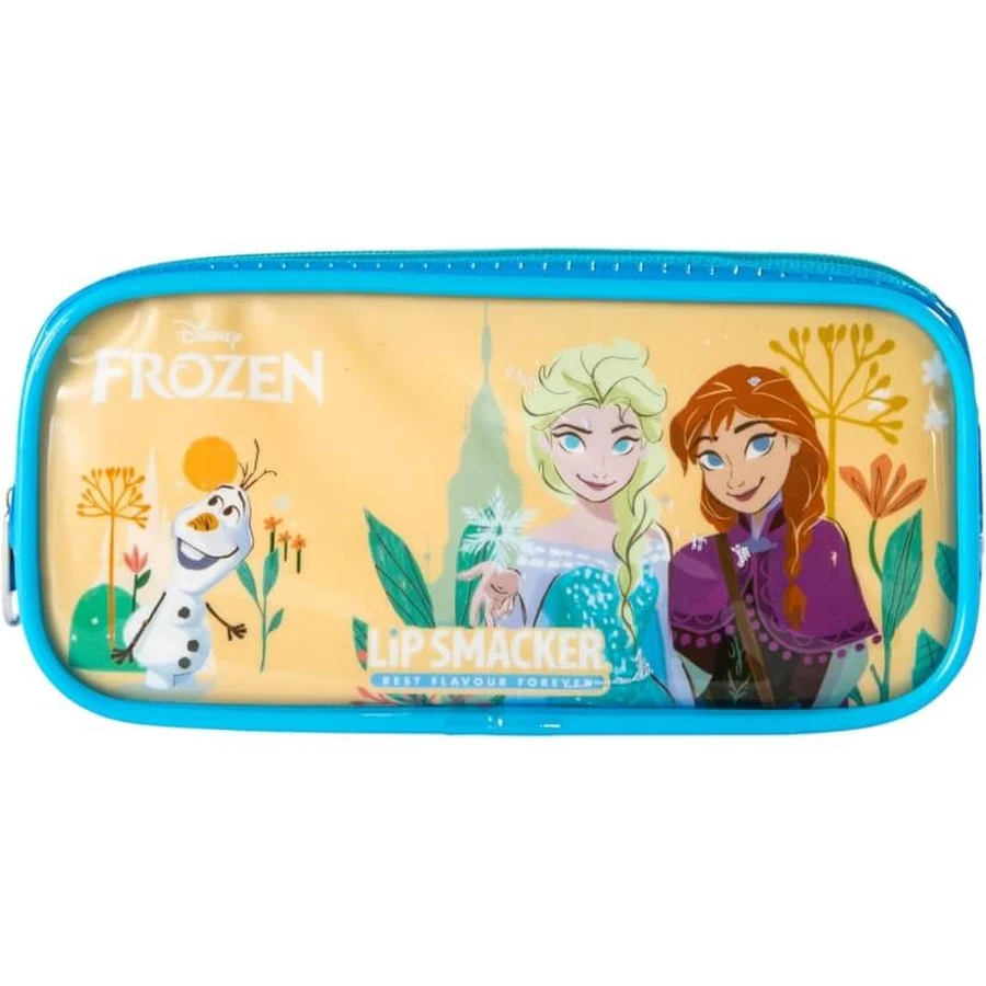 Brillo de labios Lip Smacker de Disney «Frozen» - Set de maquillaje para niñas con 4 brillos de labios de colores + neceser