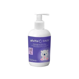 Alvita Baby - Gel limpiador para manos y rostro, 300 ml