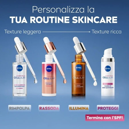 Sérum de vitamina C Nivea Cellular Expert - Iluminador y antienvejecimiento, 30 ml