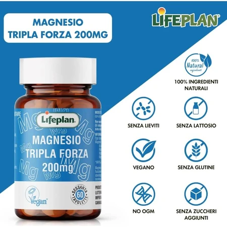 Triple-Strength Magnesium, 60 Tablets - Mineral Supplement