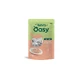 Oasy Wet Cat Natury Soft Jelly Salmon Bites - Complementary Food for Adult Cats, 70 g