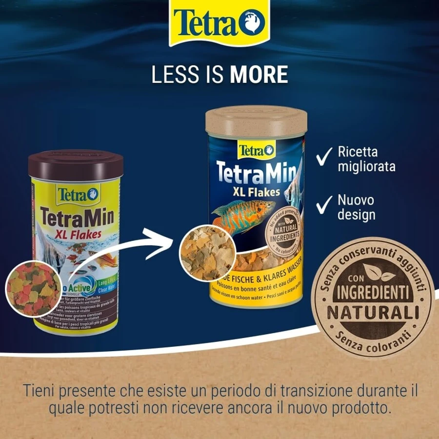 Tetra Tetramin XL Flakes - Volledig voer voor siervissen, 500 ml