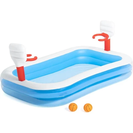 Baloncesto Bestway - Piscina hinchable de 251 x 168 cm