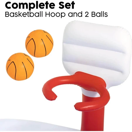 Baloncesto Bestway - Piscina hinchable de 251 x 168 cm
