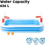 Baloncesto Bestway - Piscina hinchable de 251 x 168 cm