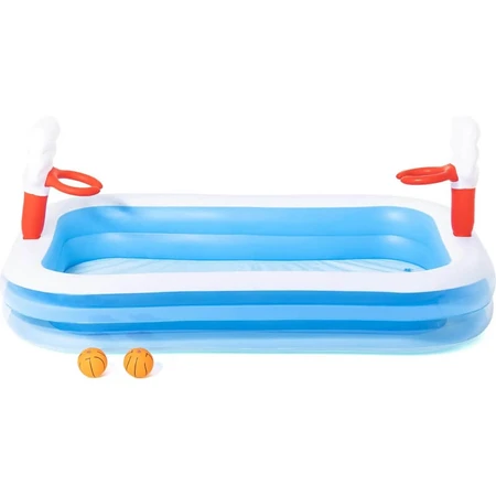 Baloncesto Bestway - Piscina hinchable de 251 x 168 cm