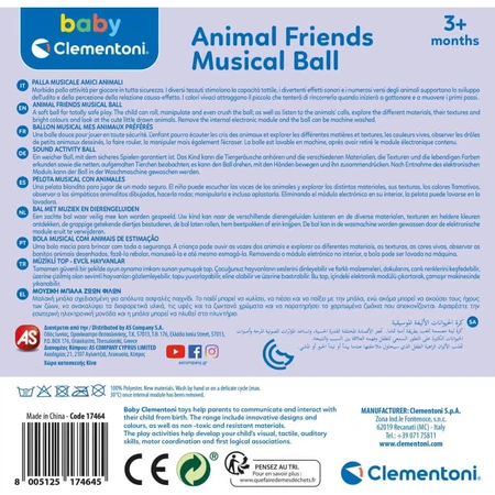 Clementoni Animal Friends – Musikball
