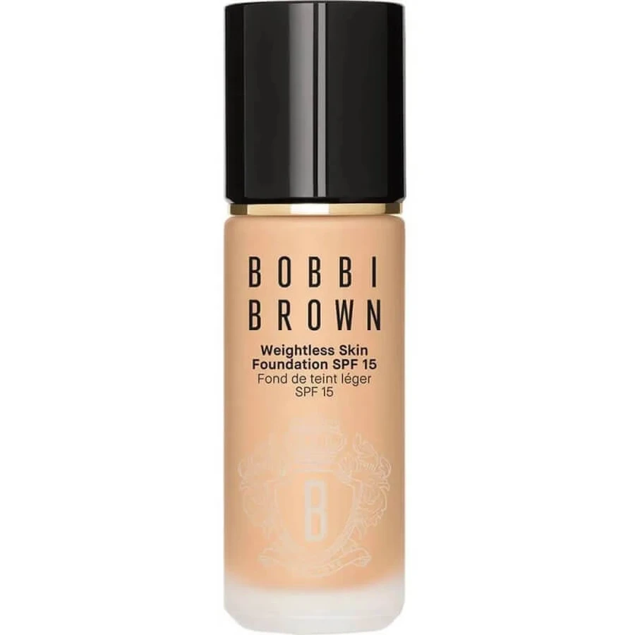 Base de maquillaje «Weightless Skin» de Bobbi Brown - Base de maquillaje mate con SPF 15 - Natural