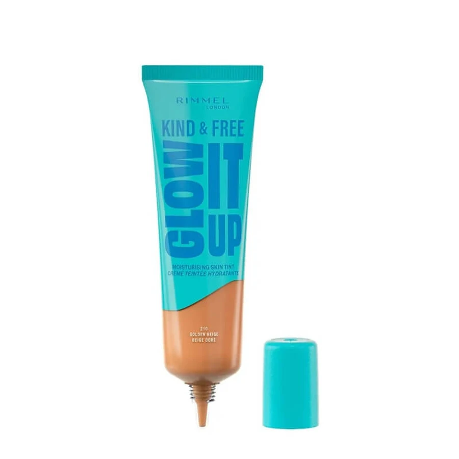 Rimmel Kind &amp; Free Glow It Up - Vloeibare foundation nr. 210 Golden Beige