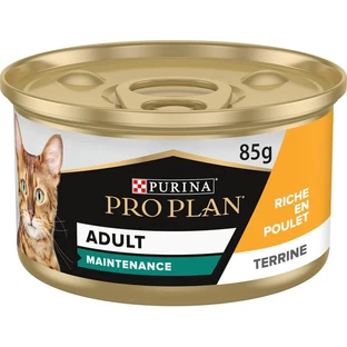 Purina Pro Plan Adult Pâté de pollo - Alimento completo para gatos adultos, 85 g