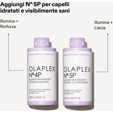 Olaplex No. 4p Blonde Enhancer Toning – Farbschützendes Shampoo, 250 ml