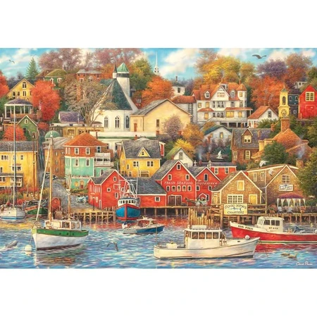 Clementoni High Quality Collection – 1.500-teiliges Puzzle „Good Times Harbor“