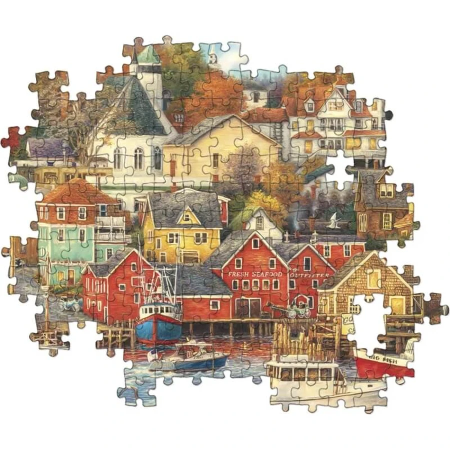 Clementoni High Quality Collection – 1.500-teiliges Puzzle „Good Times Harbor“