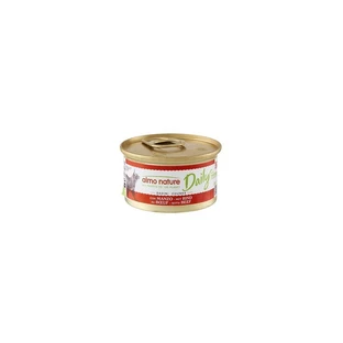 Almo Nature Daily Beef Cubes - Compleet natvoer voor volwassen katten, 85 g