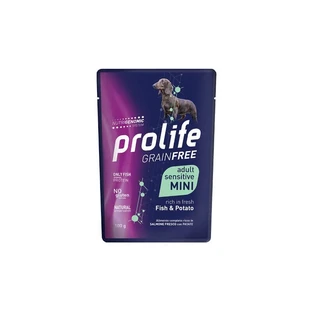Prolife Grain-Free Adult Sensitive Mini Fish & Potatoes - Complete Food for Sensitive Small-Breed Adult Dogs, 100 g