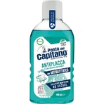 Enjuague bucal verde sin alcohol y antiplaca Pasta del Capitano, 400 ml