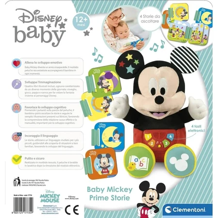 Clementoni Baby Mickey First Stories: peluches para el desarrollo temprano