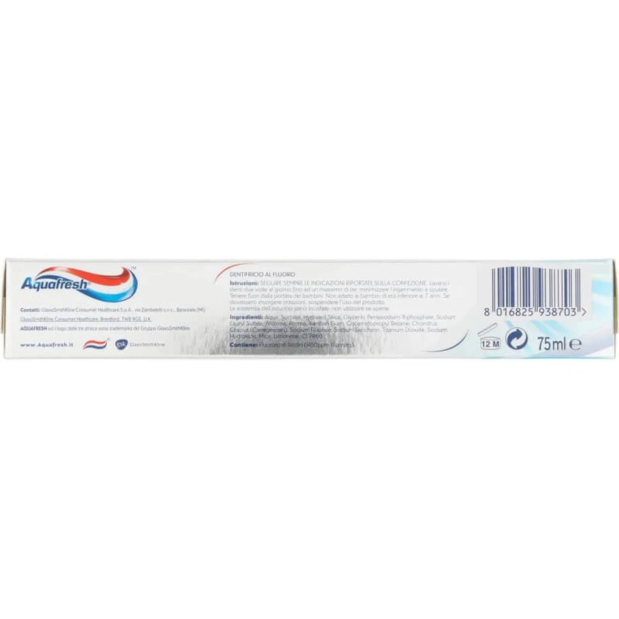 Aquafresh White & Brilliant tandpasta voor het bleken en polijsten van tanden, 75 ml