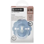 Suavinex Wonder - Silicone Pacifier, 6–18 Months - Light Blue