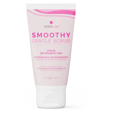 Veralab Smoothy Gentle Scrub - Exfoliante facial purificante y suavizante, 50 ml