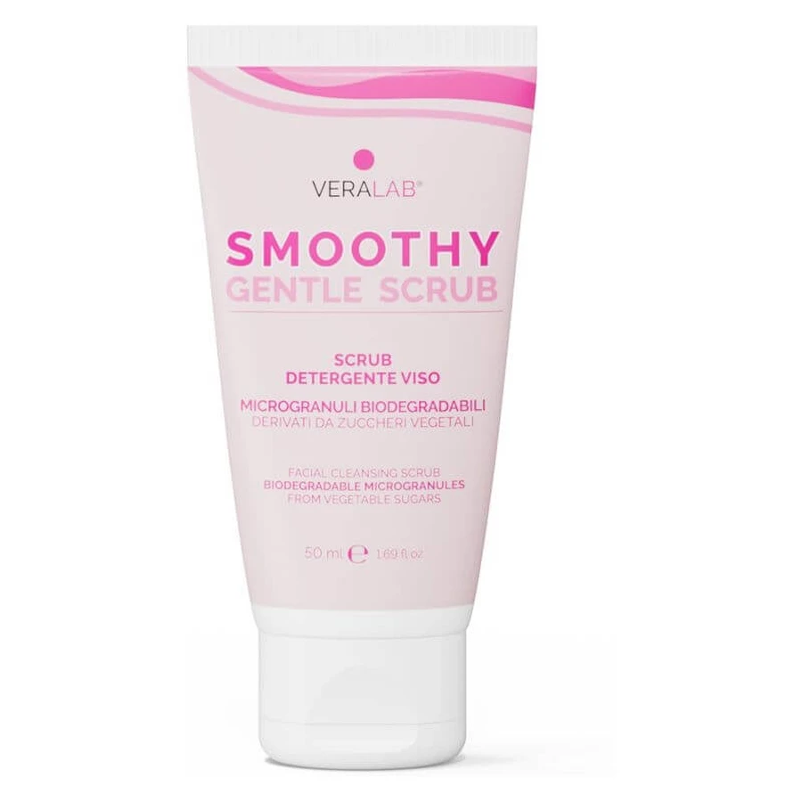 Veralab Smoothy Gentle Scrub - Exfoliante facial purificante y suavizante, 50 ml