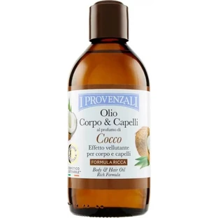 I Provenzali Coconut-Scented Body & Hair Oil 200 ml