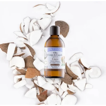 I Provenzali Coconut-Scented Body & Hair Oil 200 ml