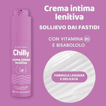 Verkoelende, verzachtende intieme crème, pH 5, met vitamine B5 en bisabolol, 50 ml