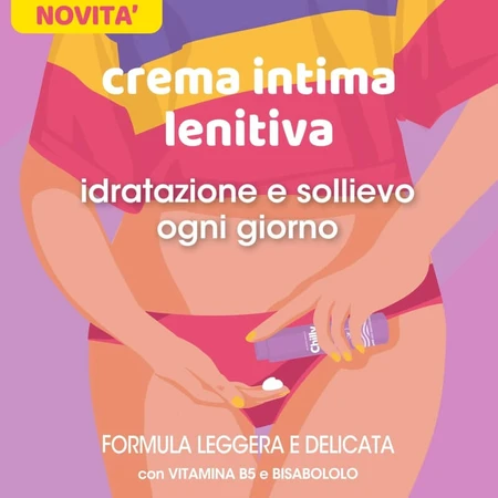 Verkoelende, verzachtende intieme crème, pH 5, met vitamine B5 en bisabolol, 50 ml