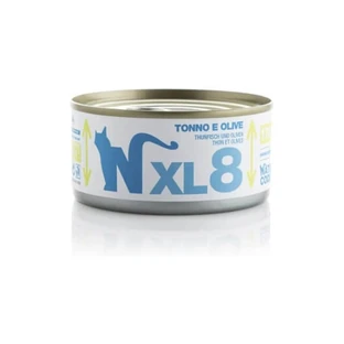 Natural Code XL 8 Tuna and Olives - Complete Food for Adult Cats, 170 g