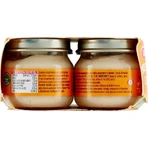 Ternera y jamón homogeneizados de Plasmón, 4 tarros de 80 g cada uno