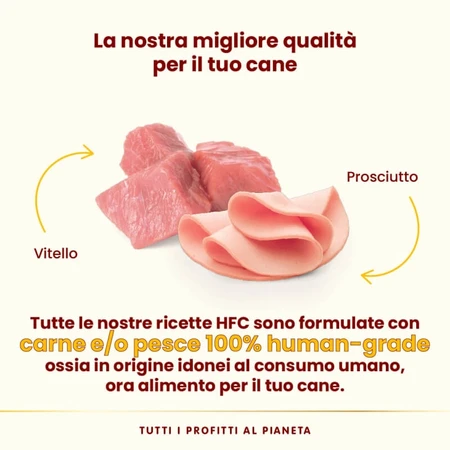 Almo Nature HFC Complete Veau et Jambon - Aliment complet pour chien, 150 g