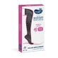 Sauber Wellness Line - 40 denier (8-12 mmHg) full-coverage tights, white polka dots on black, size 3