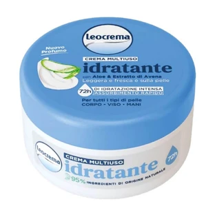Crema hidratante multiusos Leocrema para el cuerpo, el rostro y las manos, 200 ml